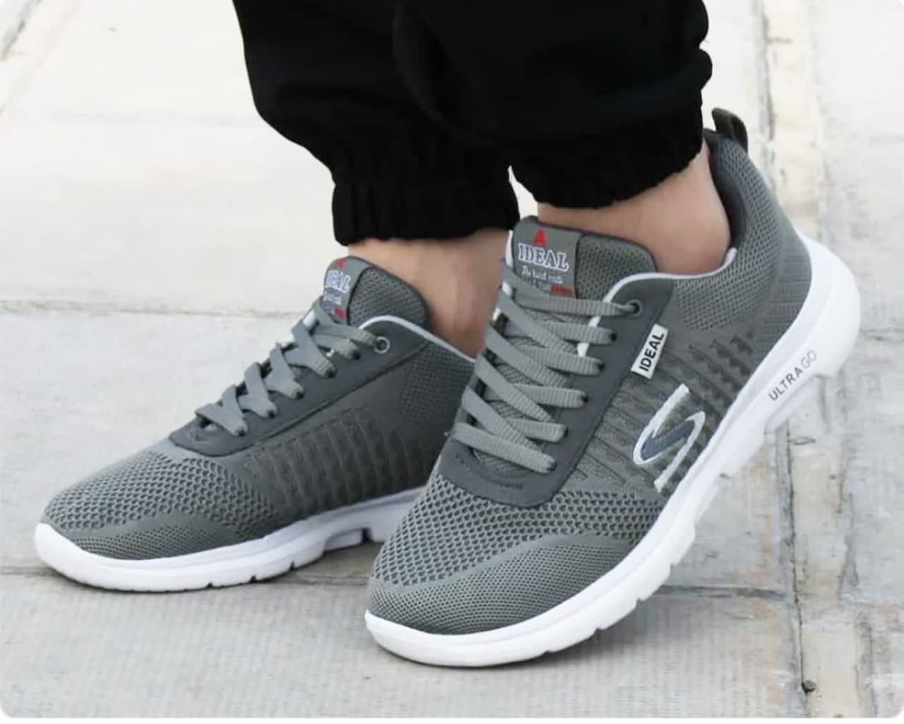 خرید کتونی راحتی زیبا طوسی تیره مردانه